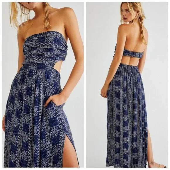 chinese dress ladies Free People Free-est Peyton Maxi Tube Dress  White Chocolate Couture